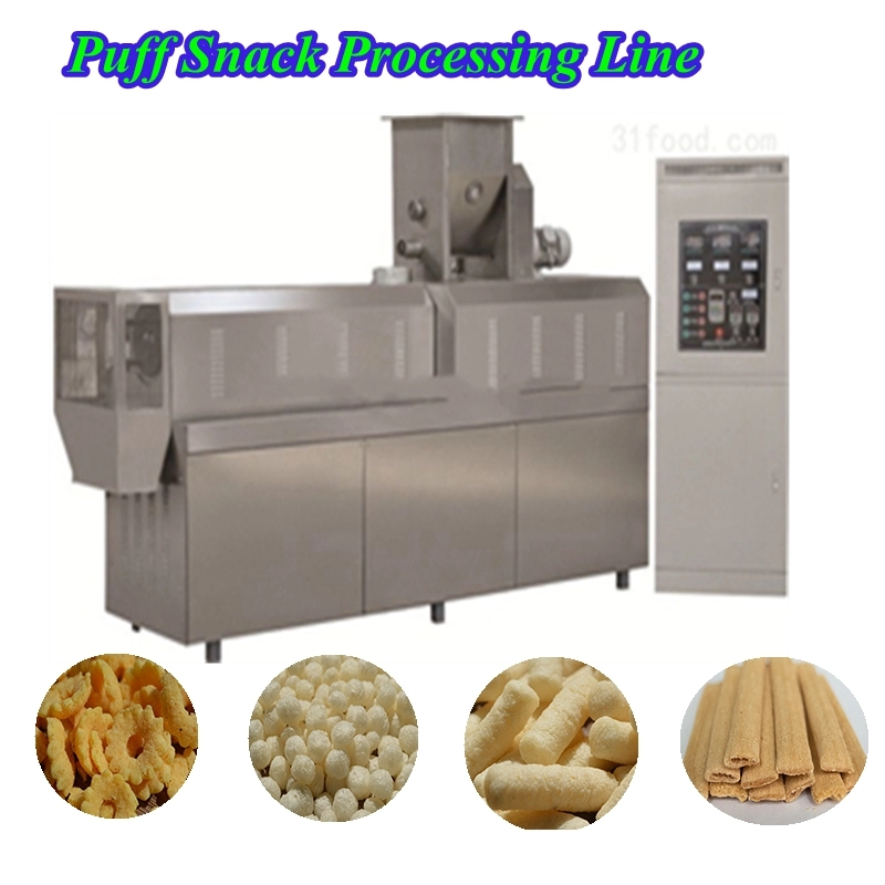Corn snacks extruder machine
